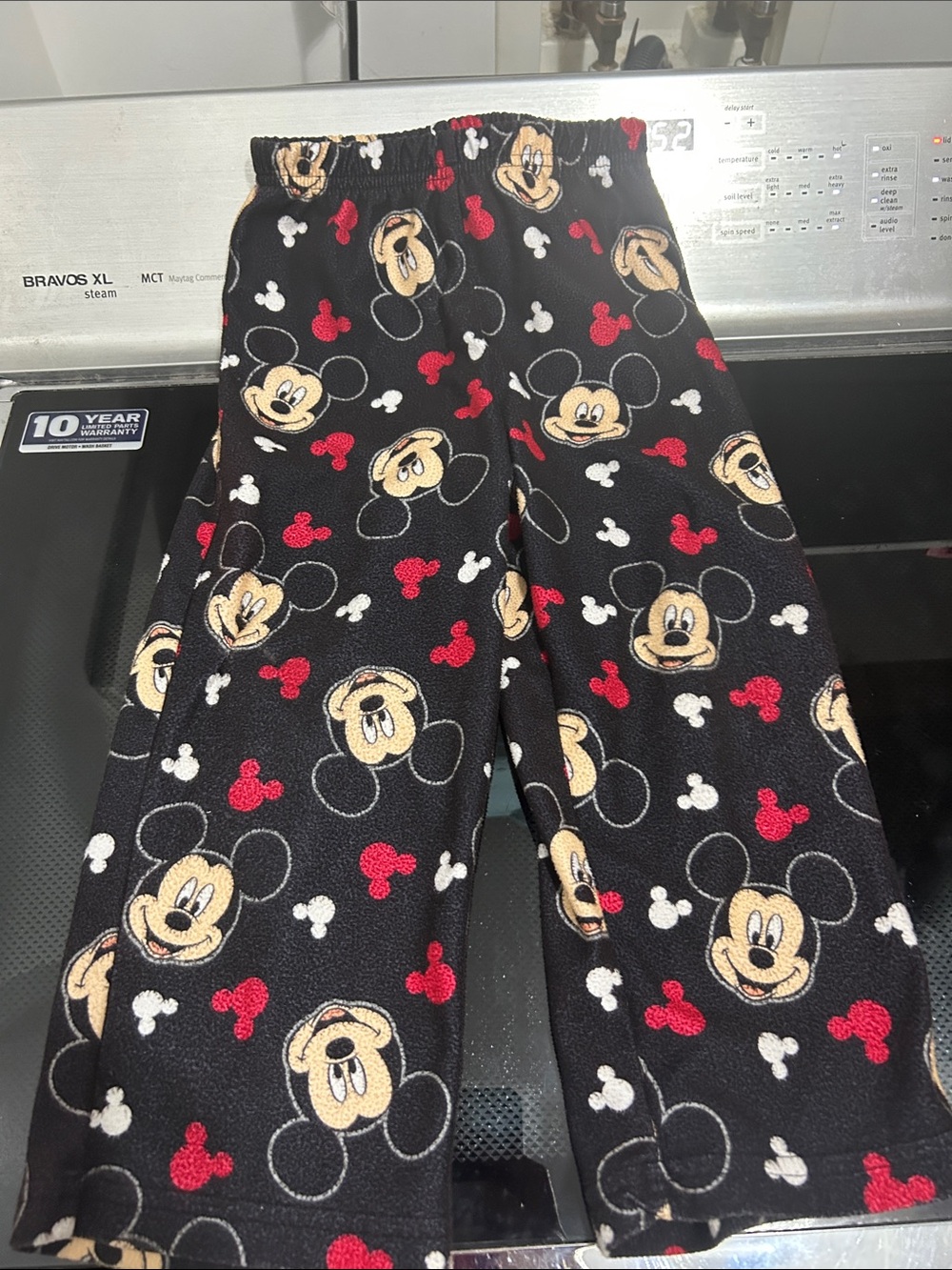 FREE IN BUNDLE Boys 4t fleece Mickey Mouse Disney pajamas bottoms pants